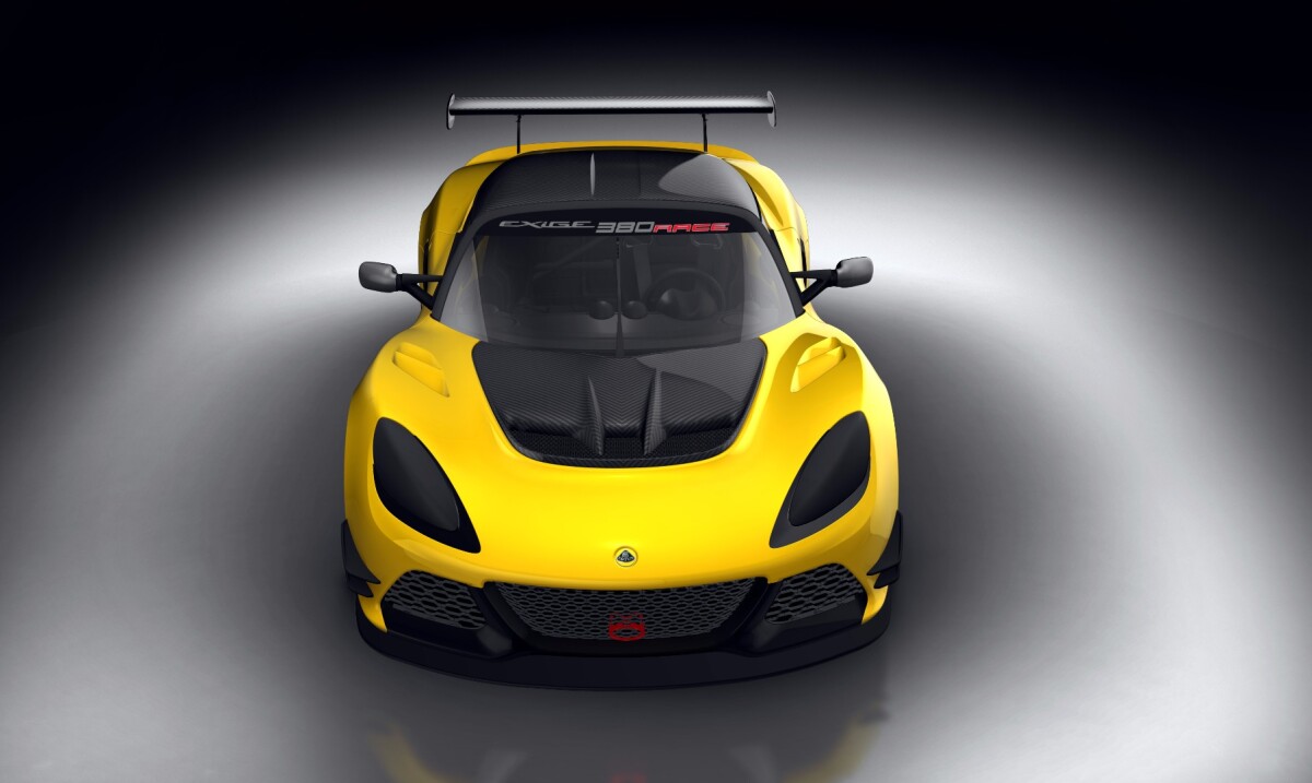 The Exige Race 380 looped the Hethel track in just 1 minute, 23.5 seconds
