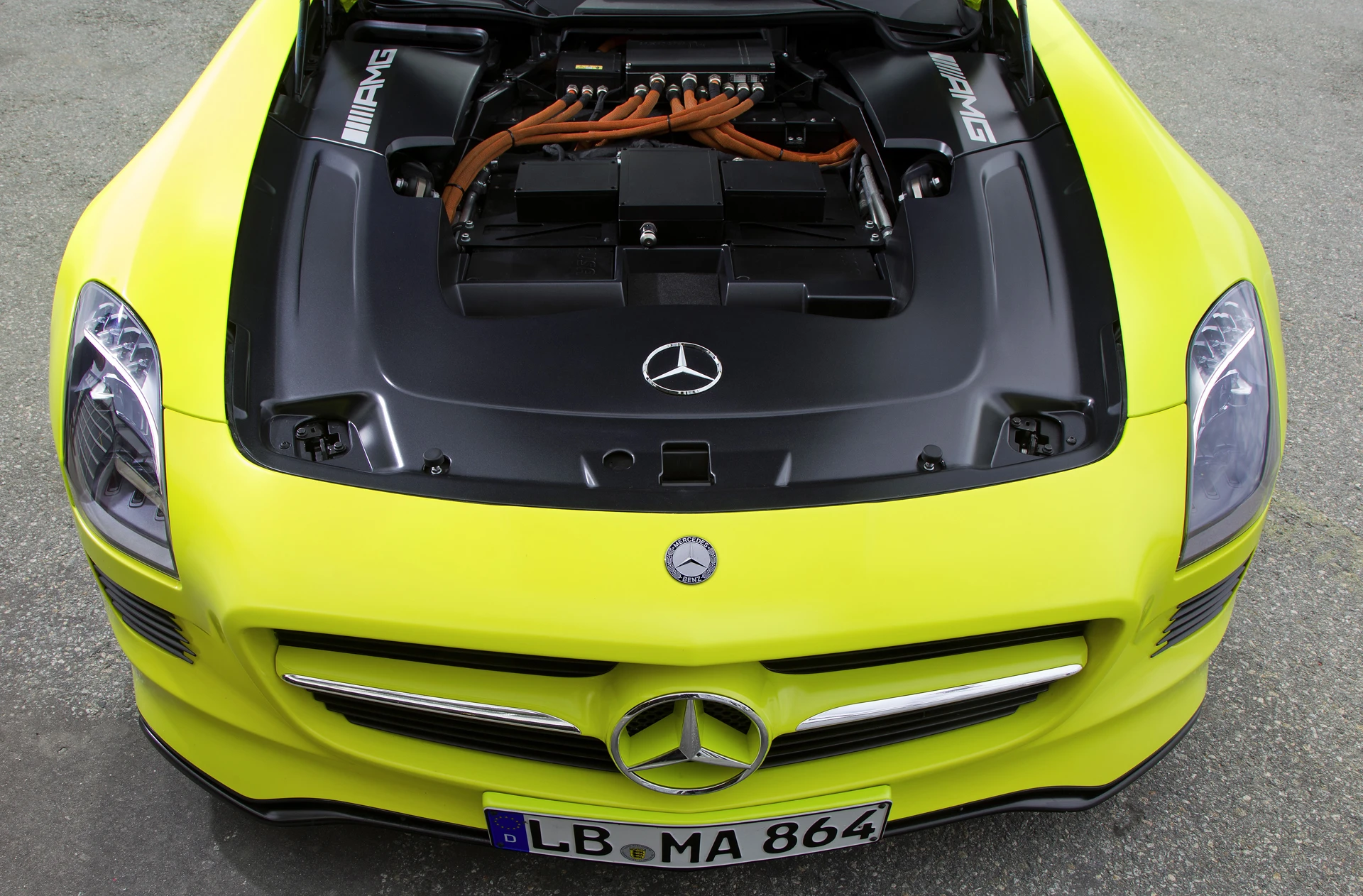 The Mercedes-Benz SLS AMG E-Cell