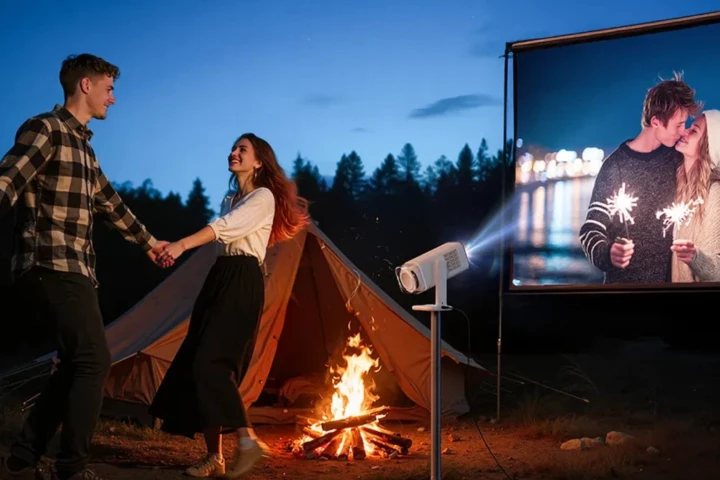 The Boom air doesn't sport a built-in battery but can be powered at camp by a USB-C powerbank