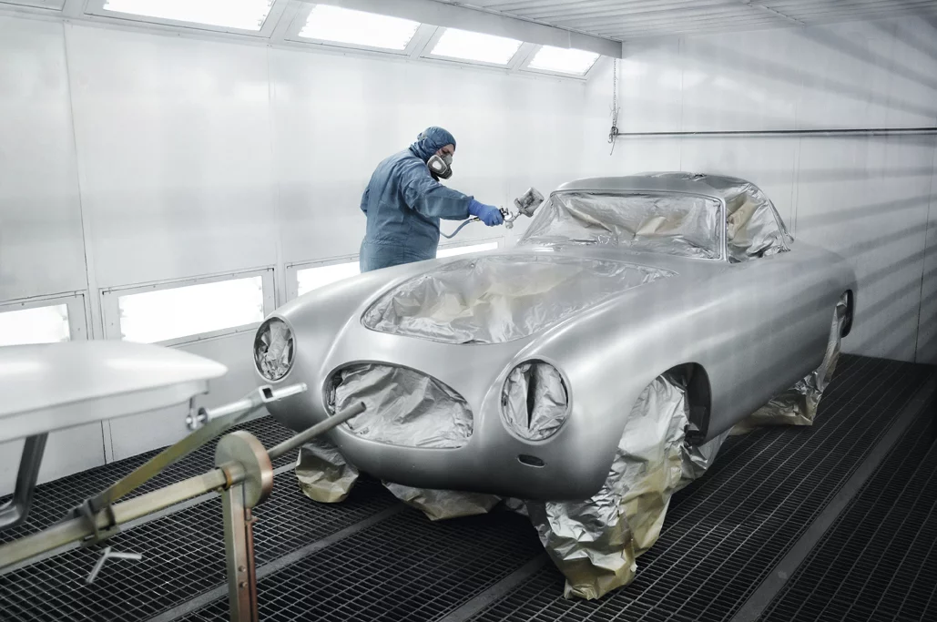 1952 Mercedes-Benz 300 SL undergoing restoration