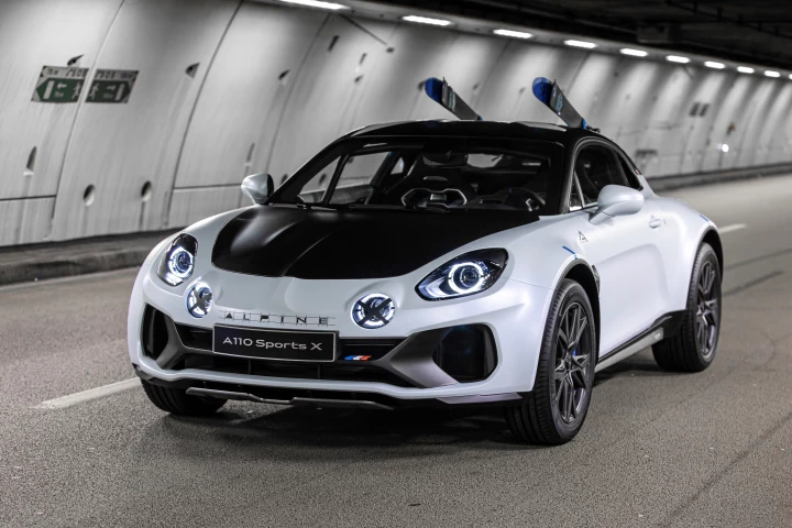 Alpine's ready-to-rumble A110 SportsX concept: there are no plans for production at this stage