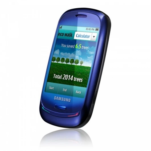 The Samsung Blue Earth mobile phone