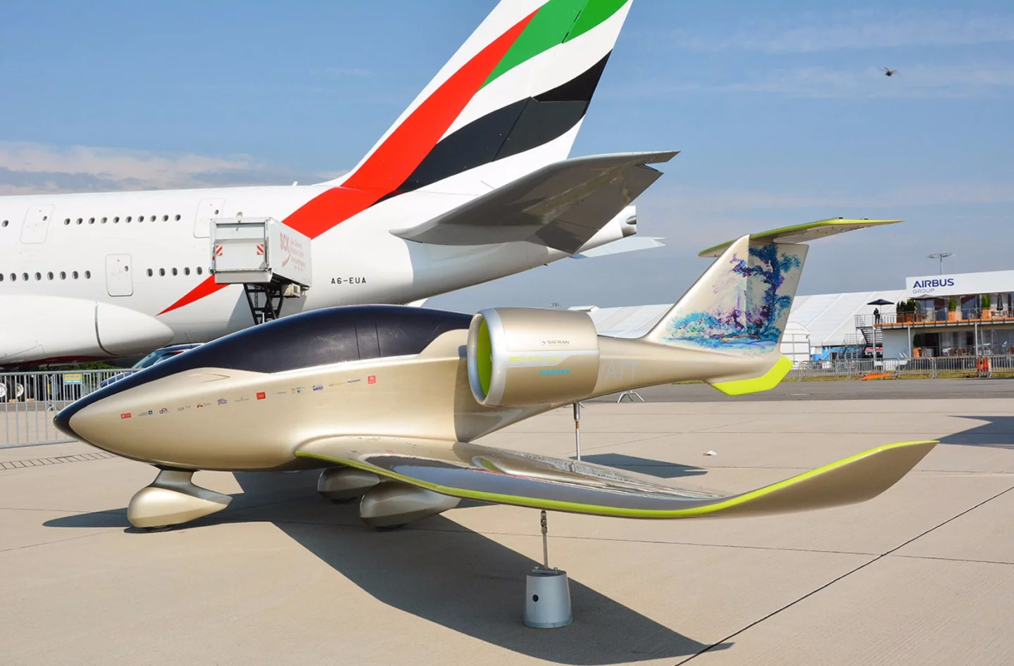 Billed as the "world's first series production electric plane", the E-Fan 2.0 was shown for the first time at the 51st Paris Air Show in 2015. Voltair, an Airbus subsidiary, is working with French manufacturer Daher-Socata on setting up a new production facility to produce the E-Fan 2.0, with deliveries expected next year (2018).