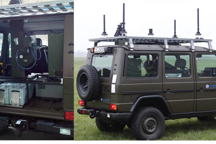 The Vehicle Protection Jammer is designed to block radio signals being transmitted to roadside bombs