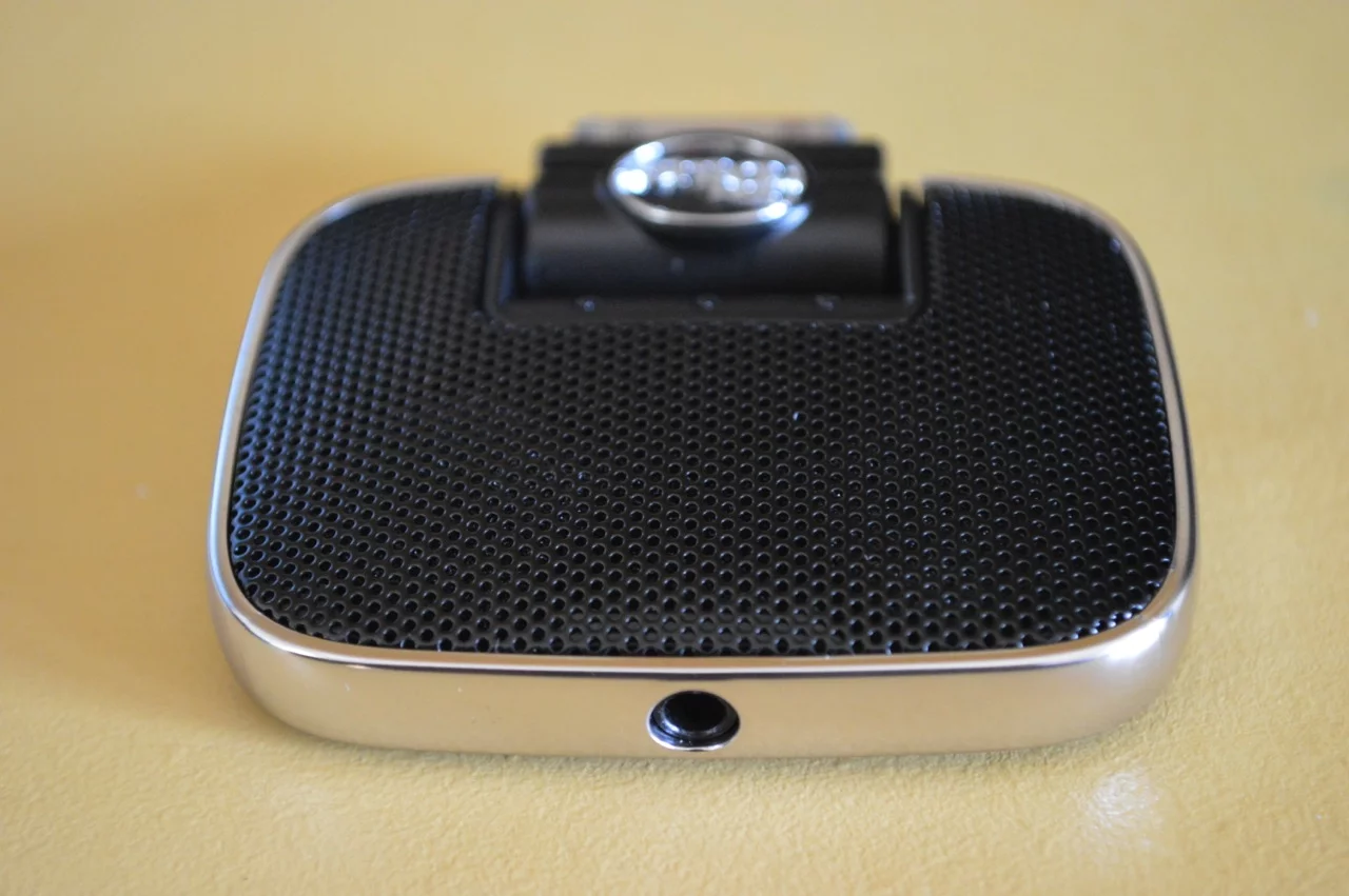 The Mikey Digital's 3.5-mm audio input