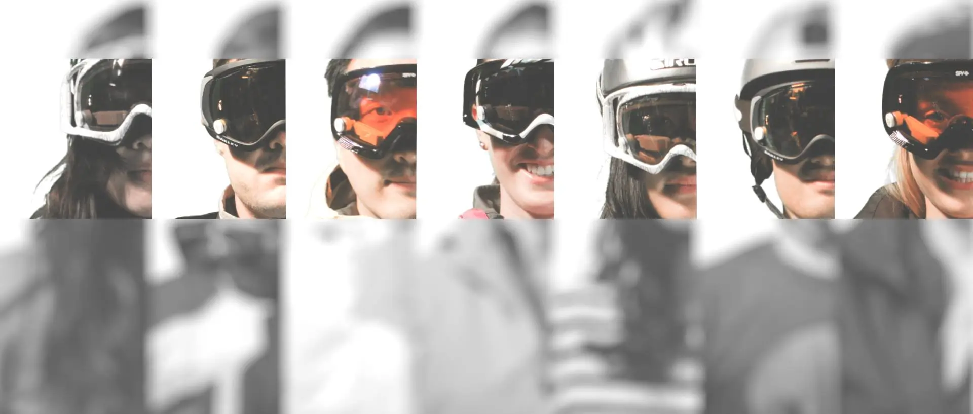 Because GogglePal attaches to goggles independently, a user can use any pair of goggles they need or want to at the time