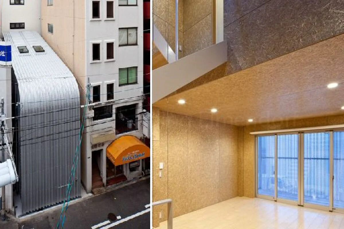 The imposing metal outer shell of the Rooftecture OT2 house in the heart of Osaka, Japan masks a spacious, light and airy family home within (Photo: Stirling Elmendorf)