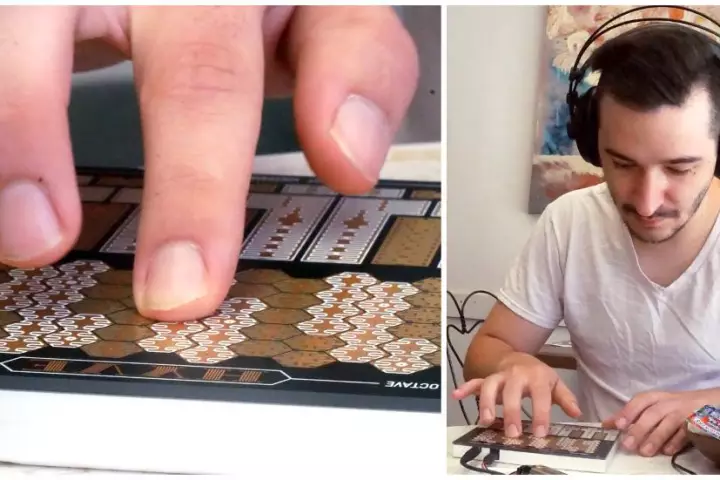 The Hyve 60 voice polyphonic analog synthesizer is being offered wrapped in a wood jacket, on its own or as a bare-bones board