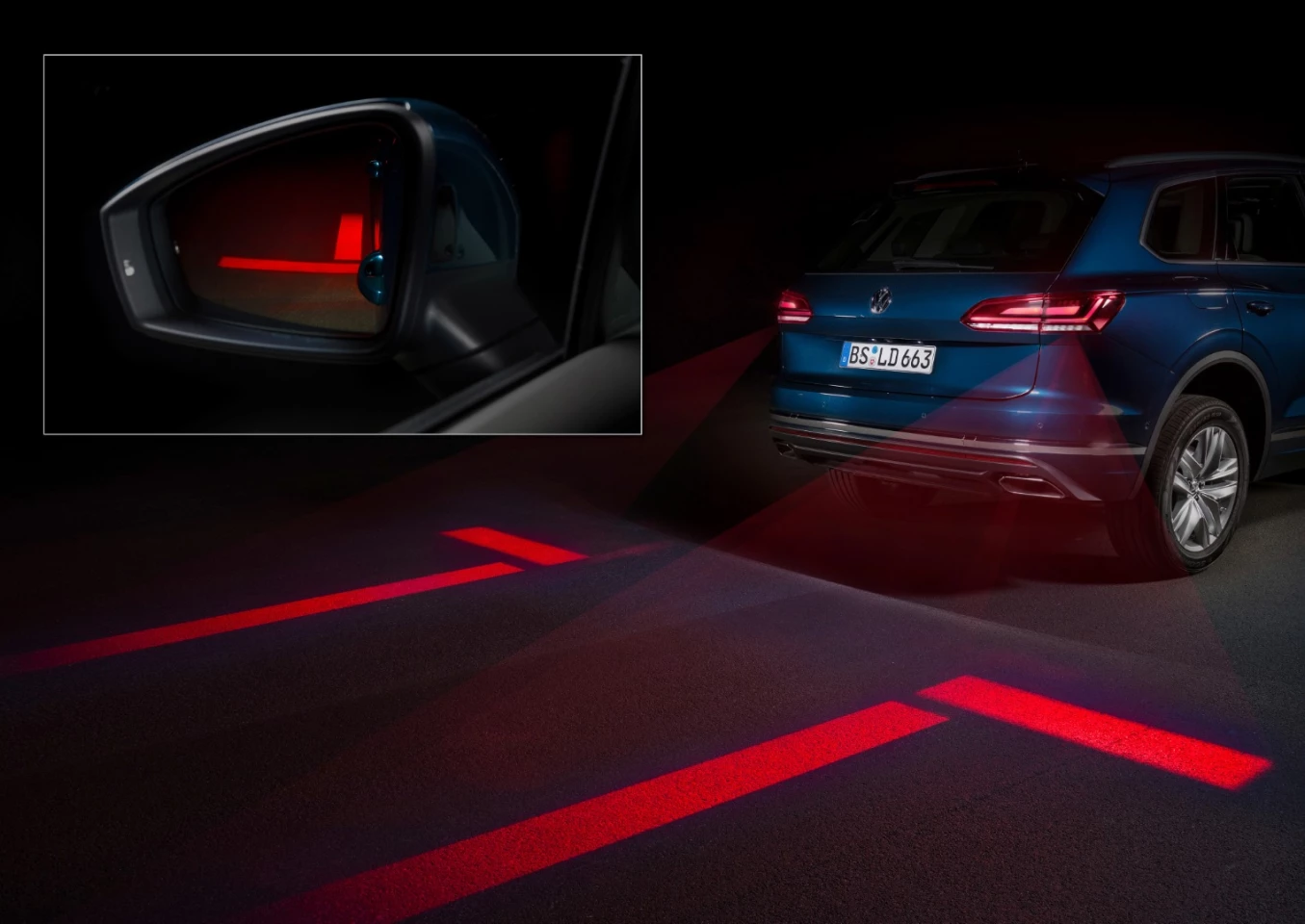 Reversing projections can show pedestrians exactly where they should and shouldn't stand if they don't want to be run over