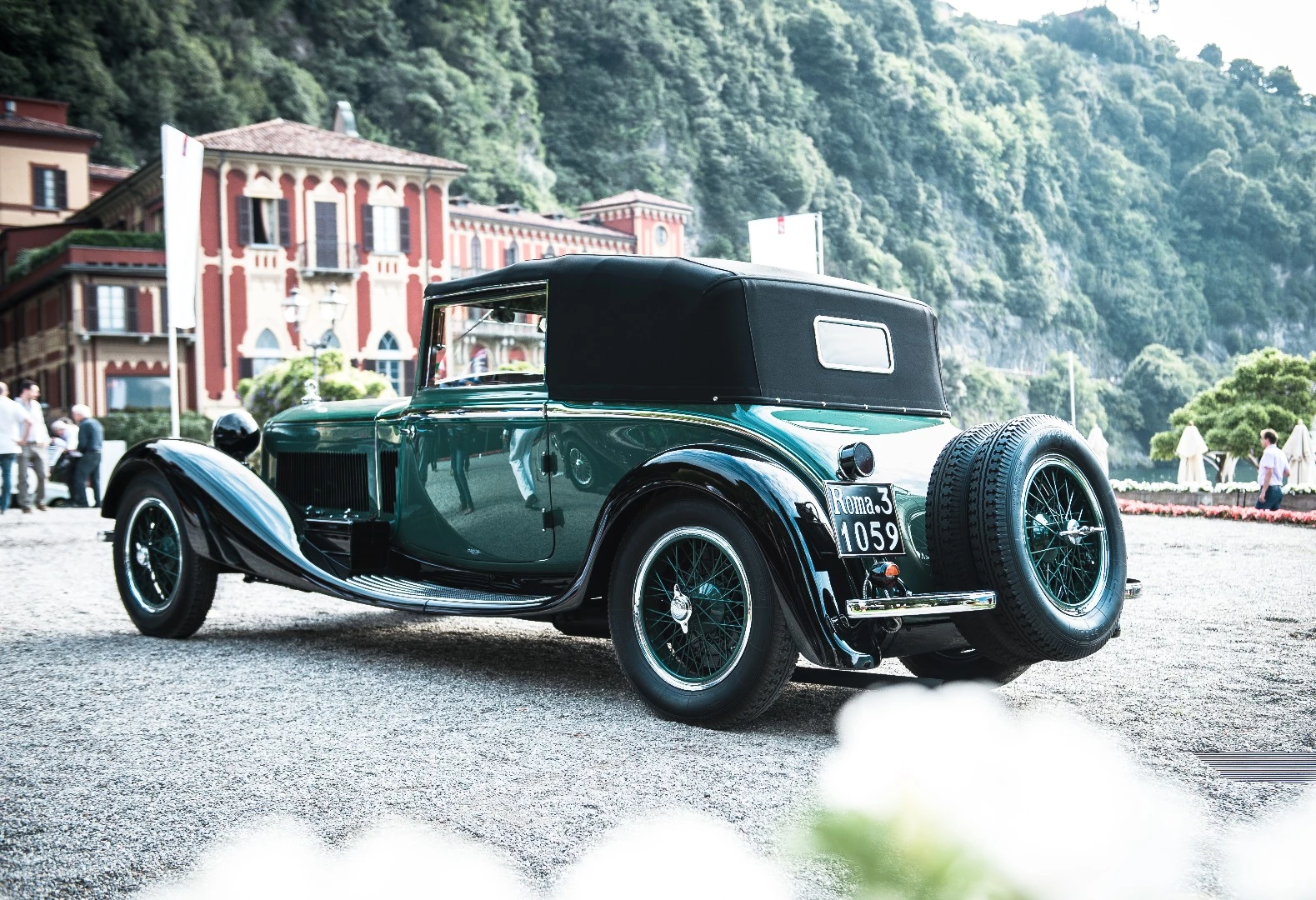 Alain Lecocq's 1932 Alfa Romeo 6C 1750 Gran Turismo Cabriolet by Castagna won the popular vote of attendees at Villa Erba who were younger than 16 years.