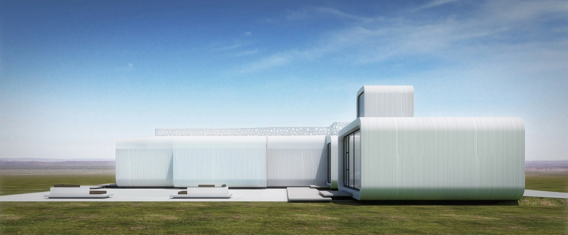 Its creators claim the office building will be the most advanced 3D-printed structure ever built, and the first to be put to actual use