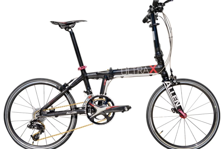 The 18.75 lb (8.5 kg) Ultra-X is made largely from carbon fiber