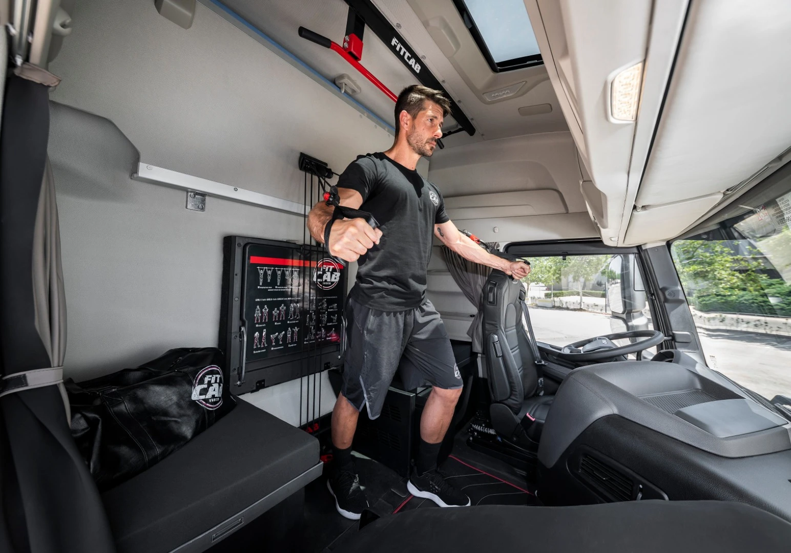 Iveco revealed its so-called Fit Cab concept at the global launch of its new Way range of future-focused truck cabins