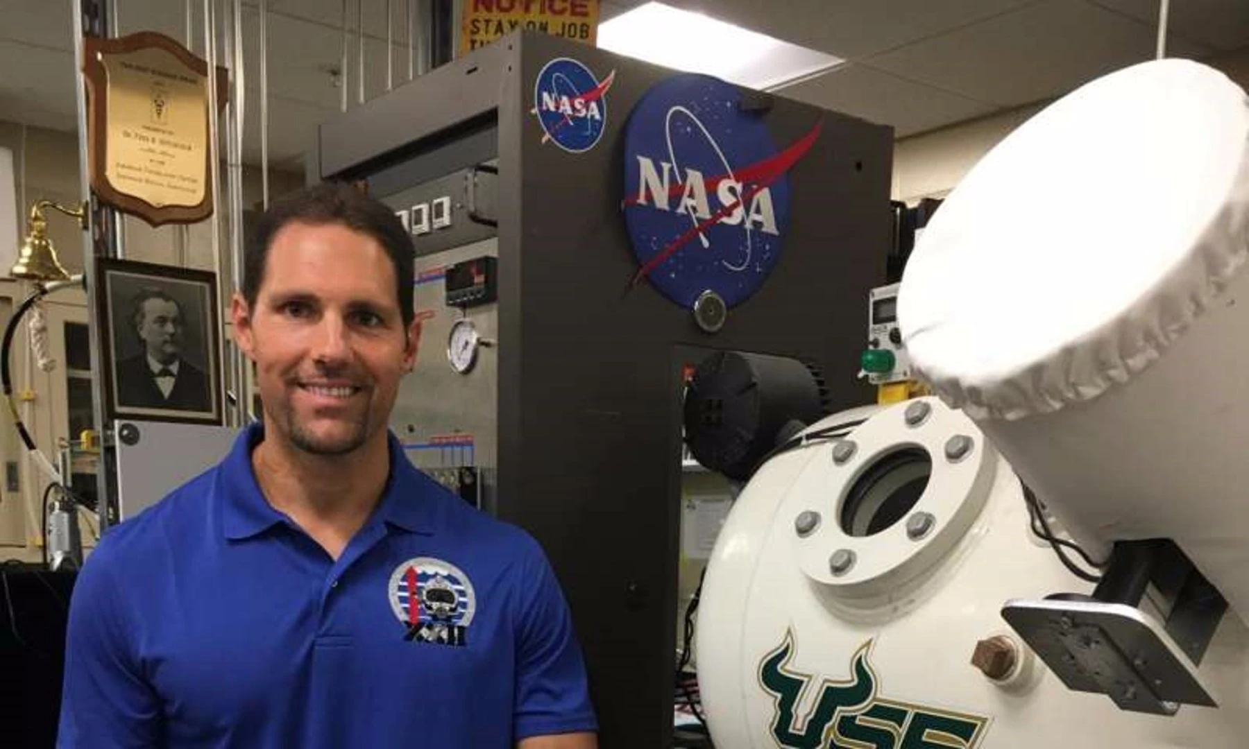 Dr. Dominic D'Agostino in his laboratory at the University of South Florida