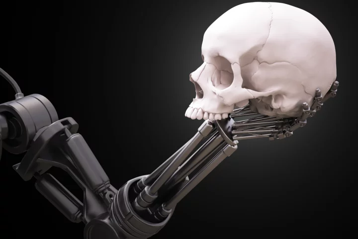 An open letter signed by over 1,000 AI and robotics researchers pleas for a halt in the development of weaponized AI