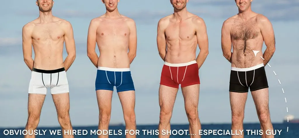 Adventure Underwear is available in a range of different colors