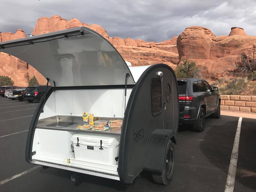A look at the Bean Trailer galley