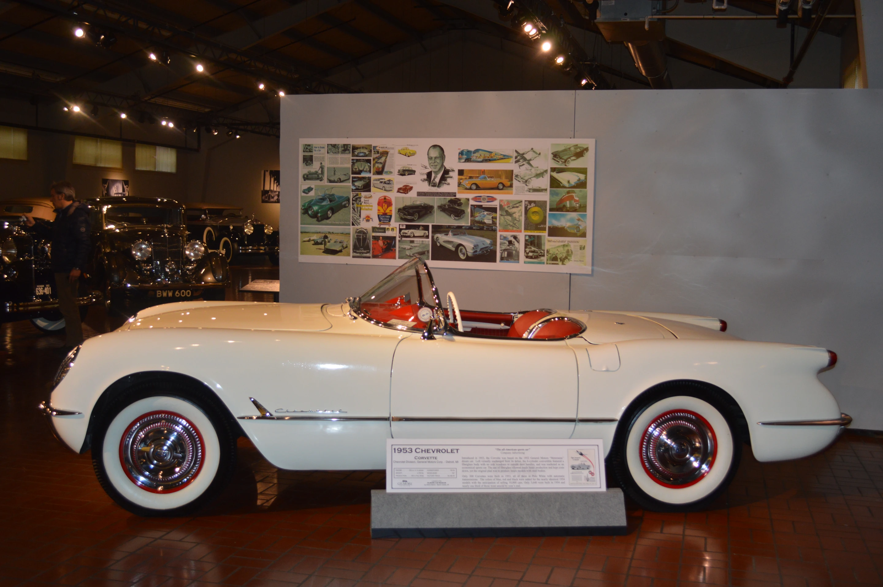 1953 Corvette at the Gilmore Museum in Hickory Corners, Michigan