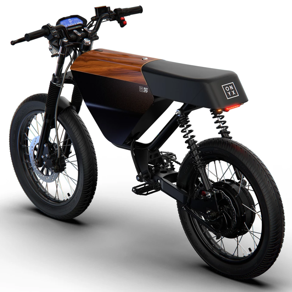 The RCR LTD is said to have a range of 120 miles on a single charge, and hit speeds of 55-60 mph