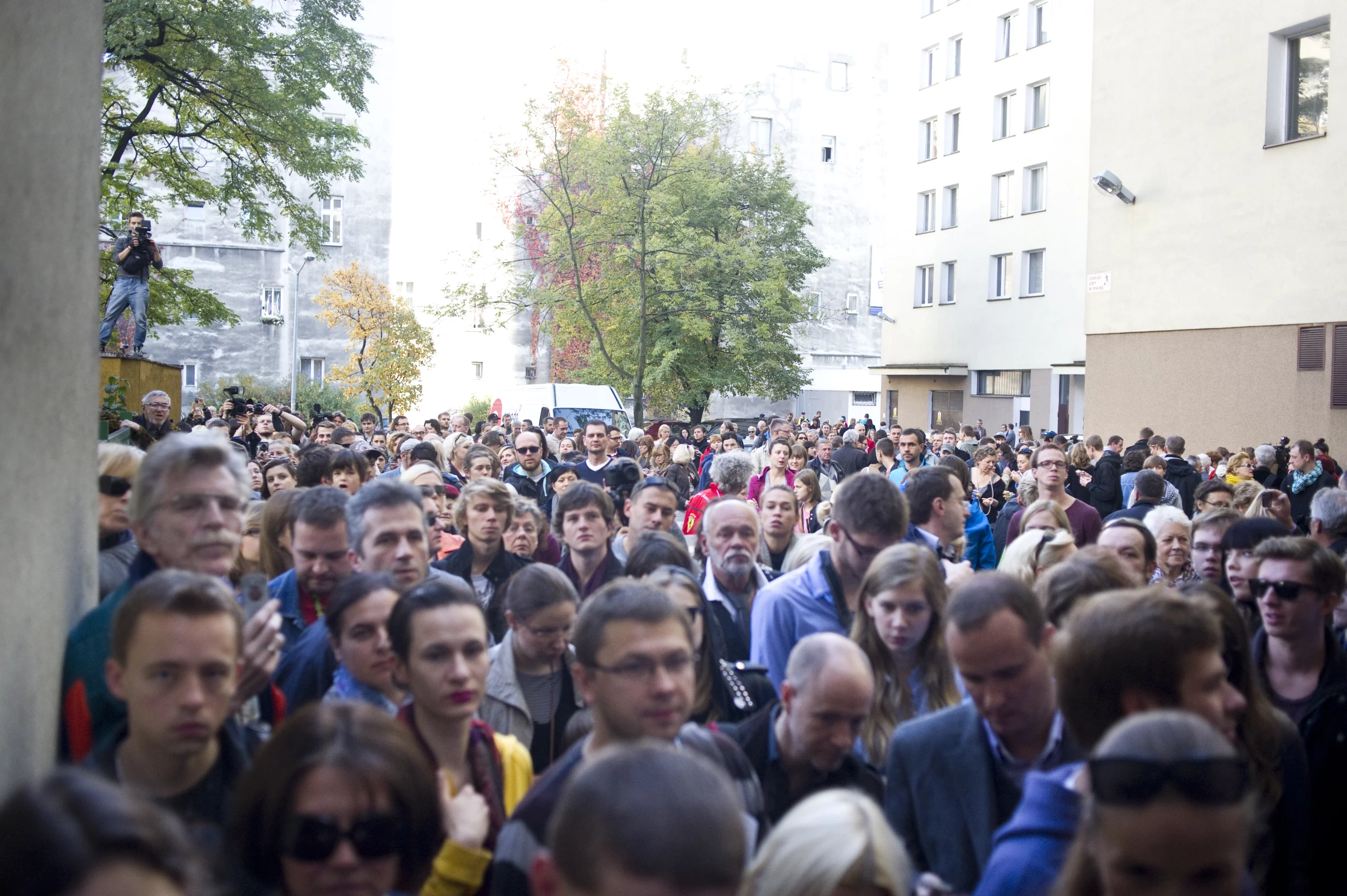 The opening of Keret House has prompted considerable interest (Photo: Bartek Warzecha, © Polish Modern Art Foundation)