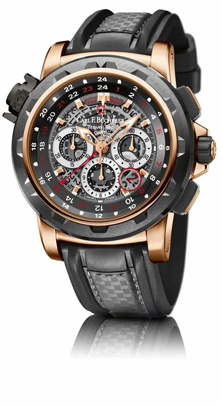 Carl F. Bucherer Patravi TravelTec Four X - 46.6 mm diameter. Rose gold