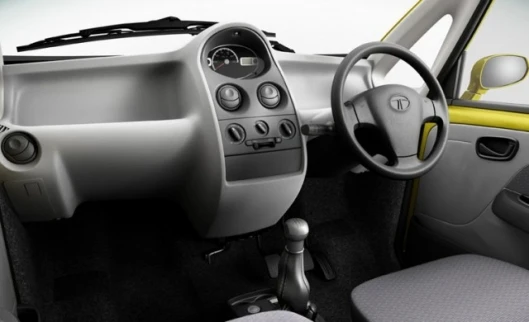 The Tata Nano Dash angled