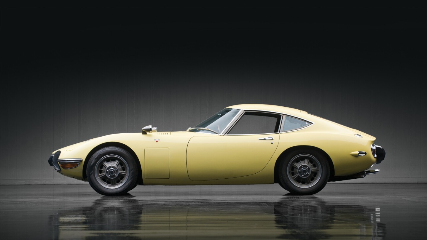RM-Sothebys sold this 1967 Toyota 2000GT for $1,155,000 at Fort Worth in 2013, creating a record price for a Toyota, and a Japanese car
