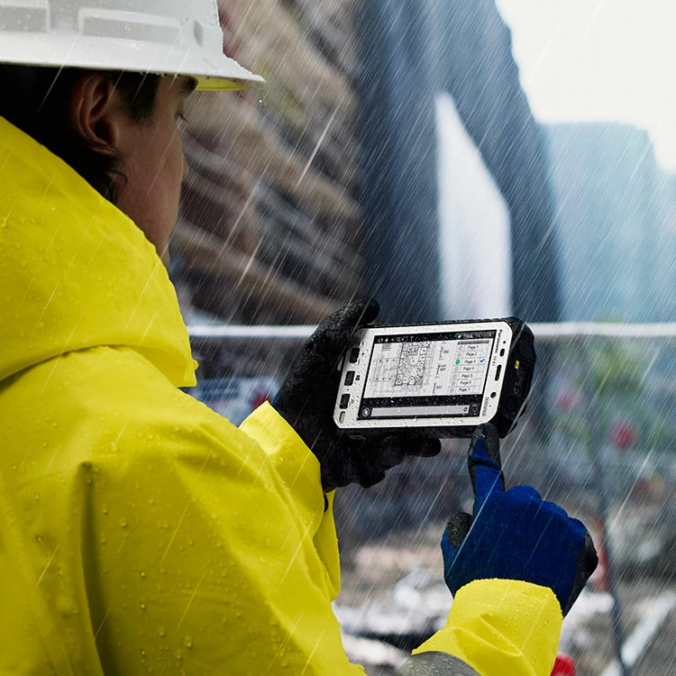 The new Toughpads include a nifty rain-sensing feature that prevents accidental activation of the HD touch panel by falling rain