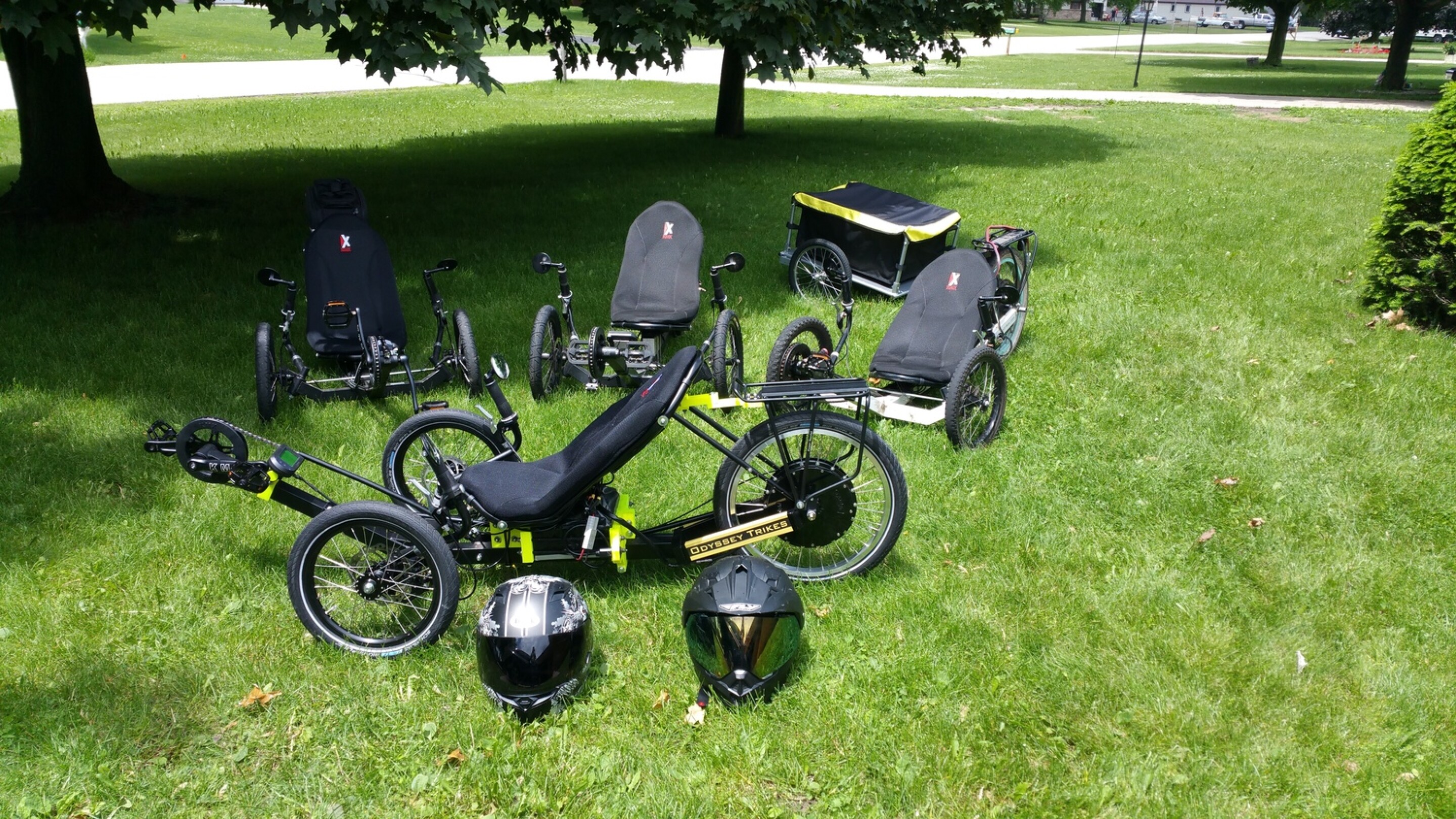 odyssey electric recumbent trike