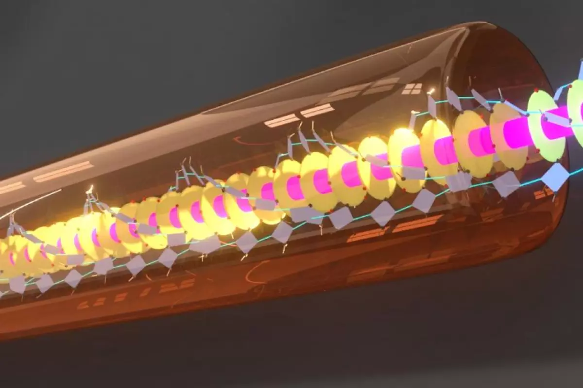 Researchers have created a super-efficient light-energy transport conduit that exhibits almost zero loss