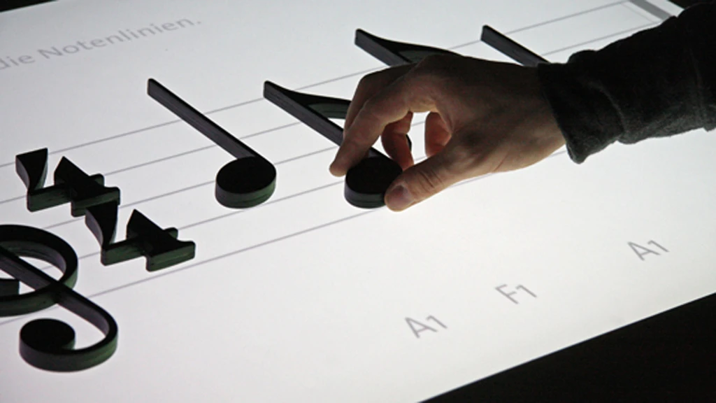 The value of each note is also displayed