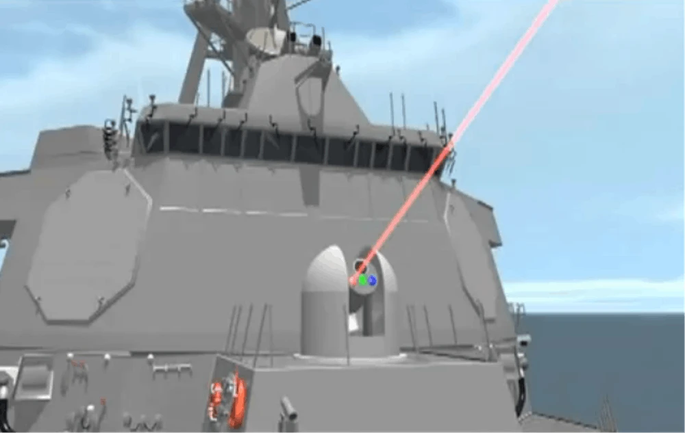 Artist's concept of LAWS in action