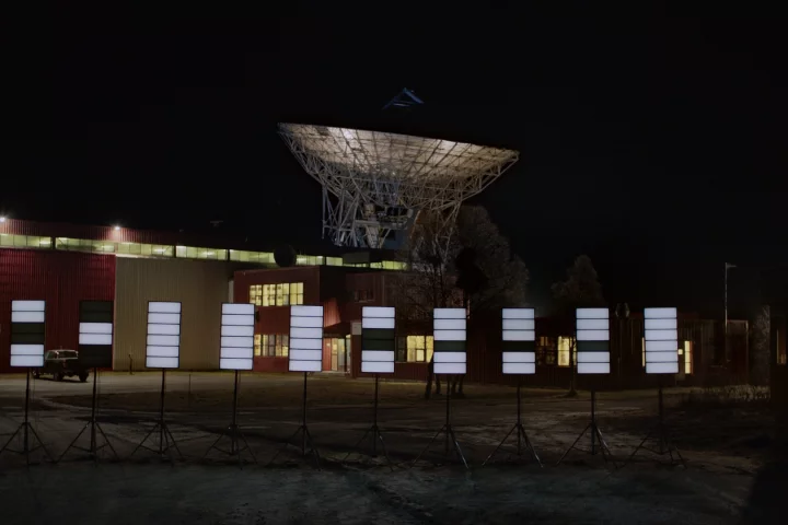 A musical message has been beamed to a potentially-habitable exoplanet nearby, in an attempt to make first contact