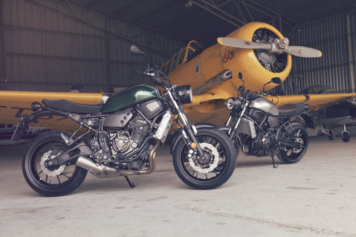 The Yamaha XSR700 is the first model inspired by the Yard Built custom series to go into mass production