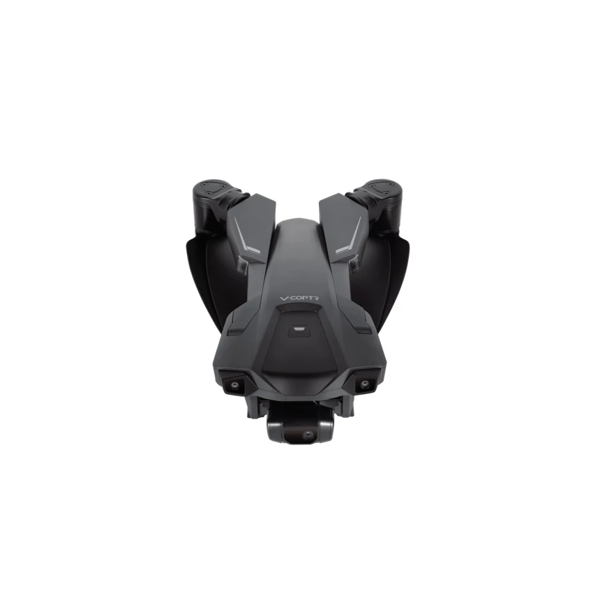 The V-Coptr is fitted with a 1/2.3 inch CMOS sensor