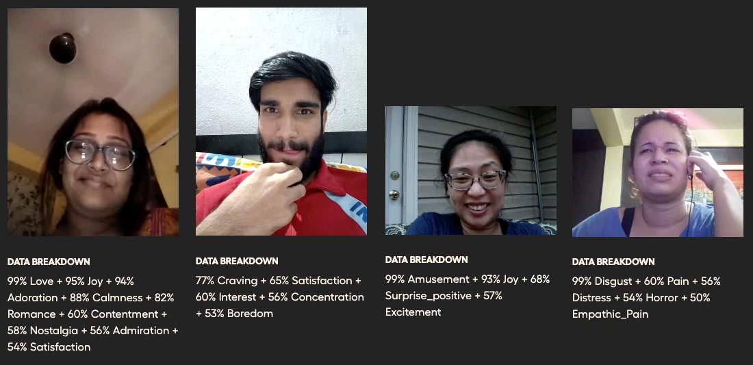 Facial expression tracking seems to be at a fairly rudimentary stage, but it'll become an incredibly powerful tool for persuasion
