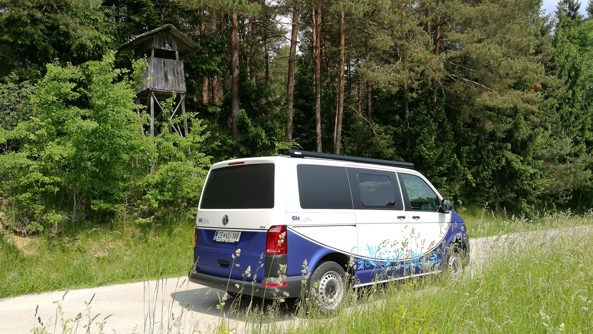 Glavan paints its Free camper vans with some serious color