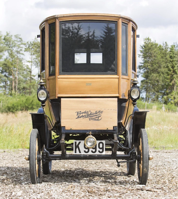 The 1905 Woods Queen Victoria Brougham front view