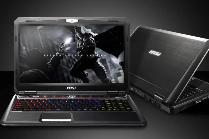 The GT60 gaming laptop from MSI has a 15.6-inch, 2880 x 1620 resolution, anti-reflective display panel