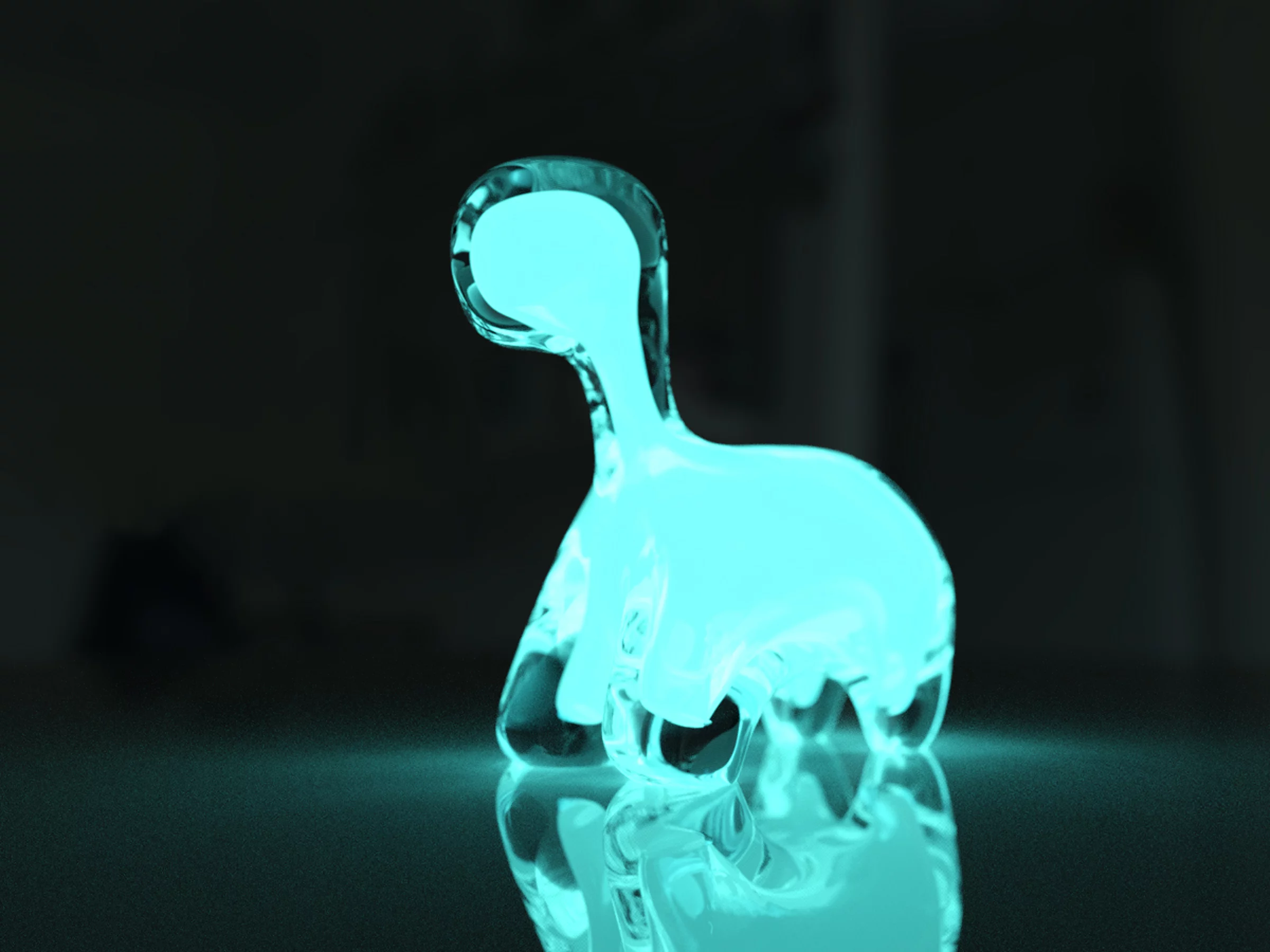 Dino Pet is a clear plastic dinosaur filled with bioluminescent algae that glow in the dark, so it can act as night light as well as a fun learning tool