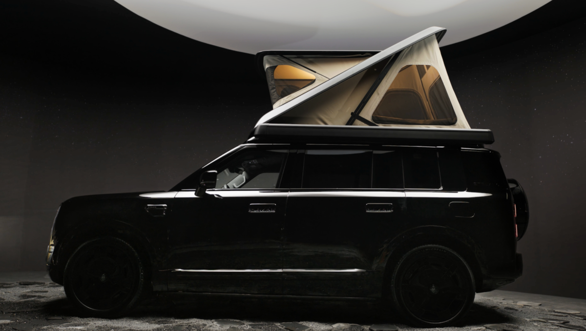 Chinese luxury SUV transforms into a camper at push of a button