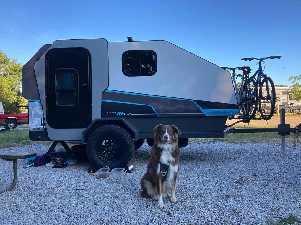 Man and best friend's favorite ride