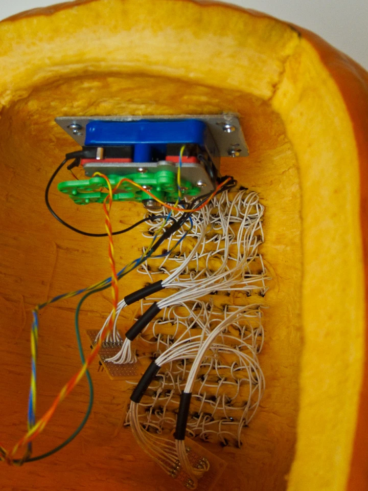 Tetris has been recreated in quite a variety of formats before, but this is probably the first one built inside a pumpkin, let alone any other type of gourd