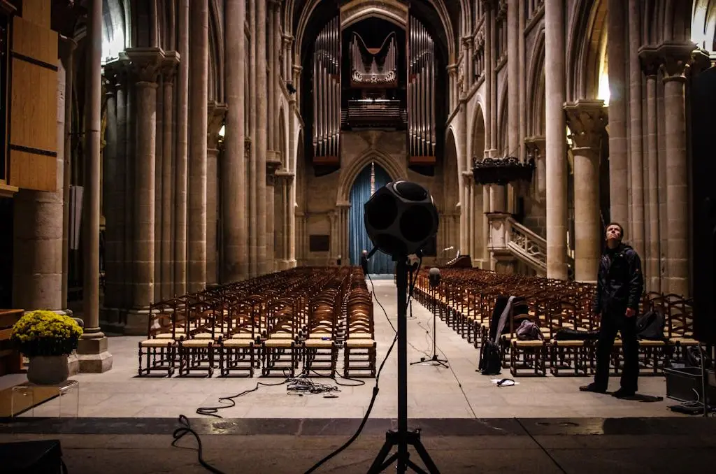 EPFL's system in use at the Lausanne Cathedral in Switzerland