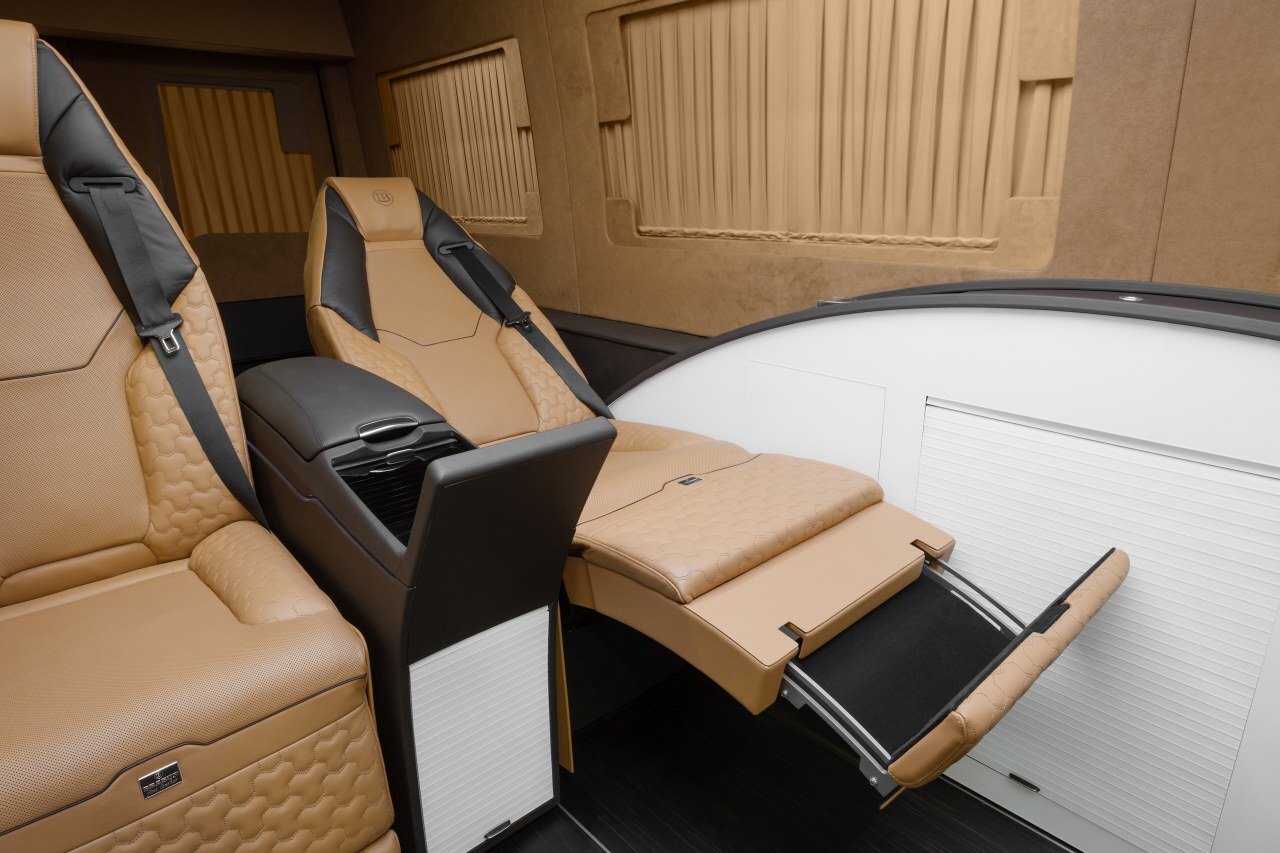 The adjustable, reclining seats are built for comfort