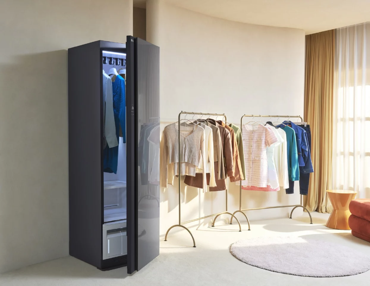 LG is also showing its Styler clothes steamer at CES 2024