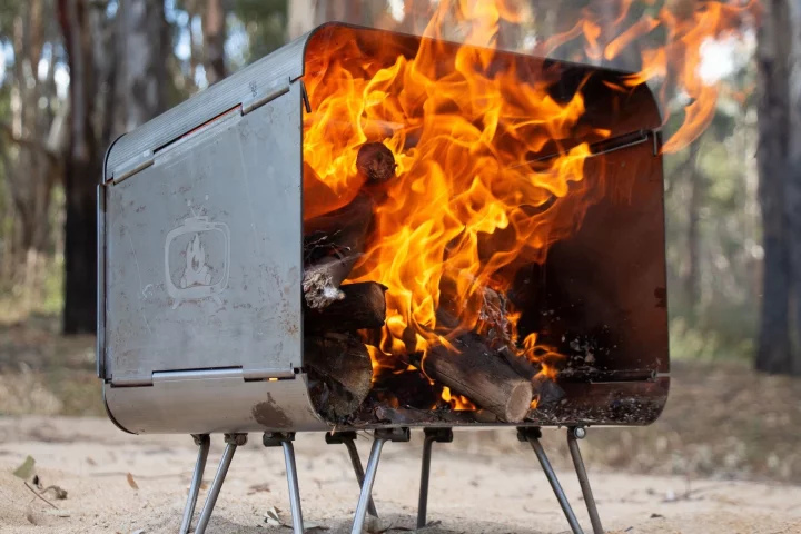 The Bush Telly sends more of that heat firing forward, less upward