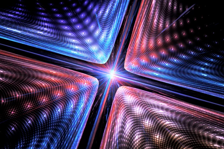 Researchers relied on lasers and supercool temperatures to trap their qubit
