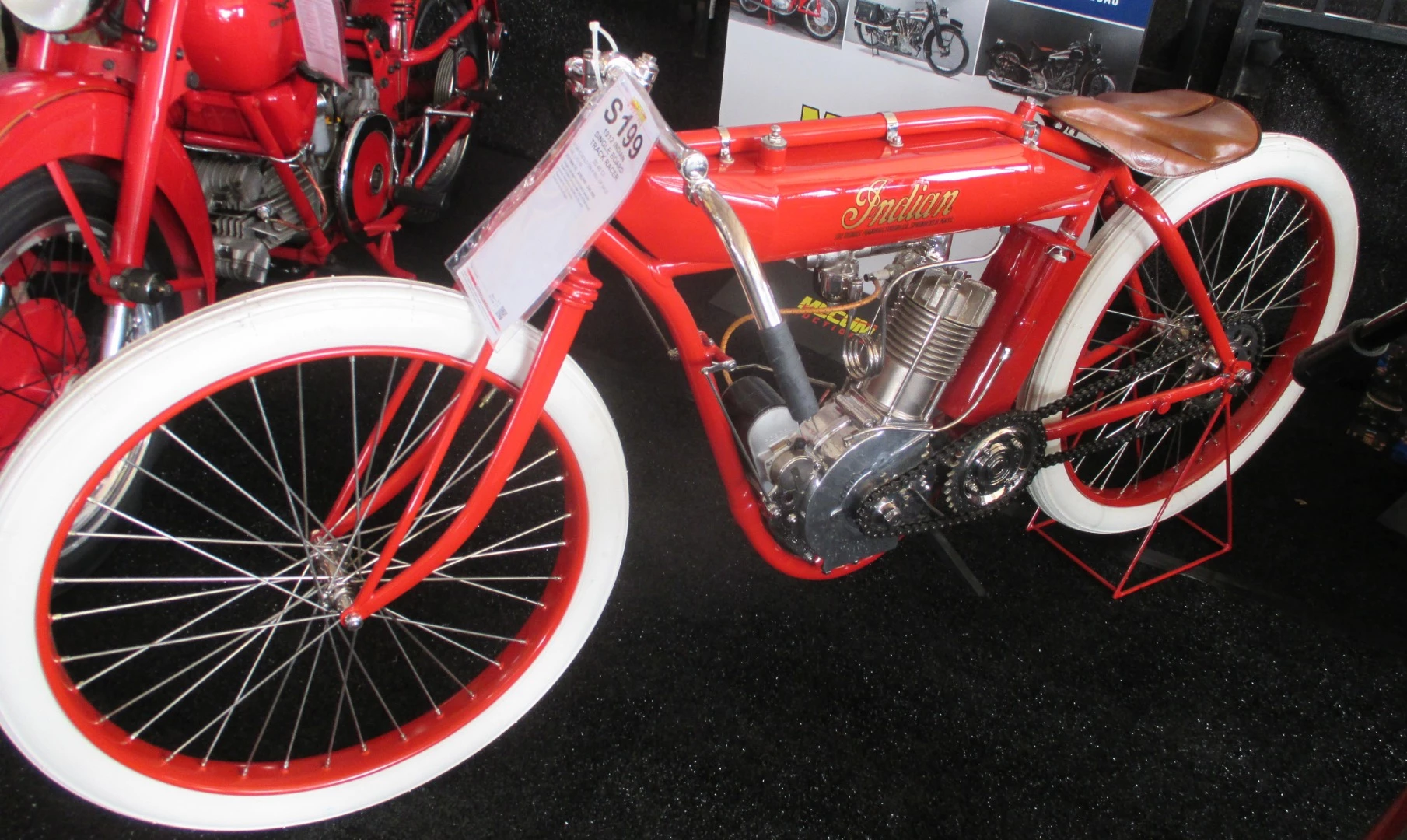 1912 Indian Single Board Track Racer | Price: $55,000 | Estimate: $35,000 - $45,000 | Auctioneer: Mecum | Lot S199 | Auction Description