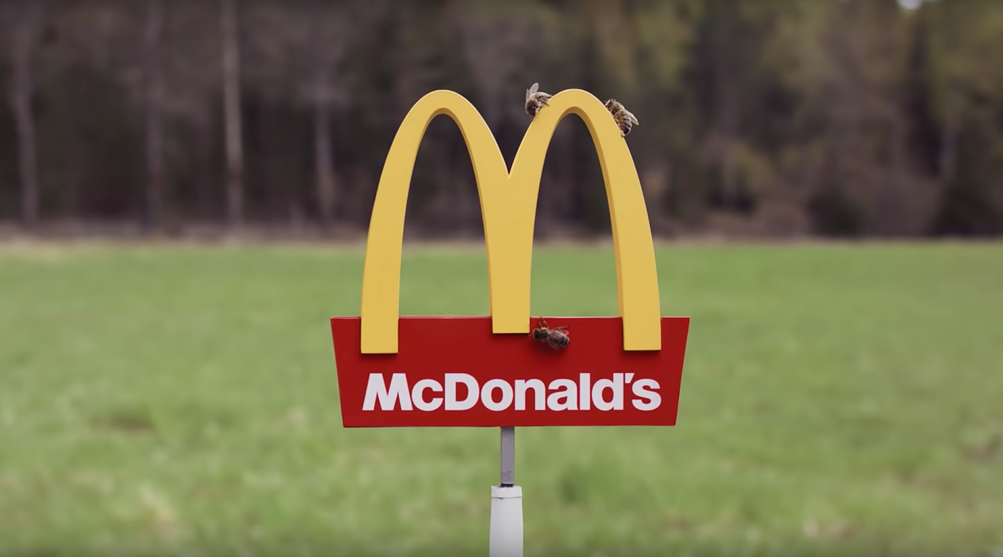 Though the McHive is clearly a publicity stunt, it doesn't undermine the small but important efforts of some of the franchises in Sweden to offer a better deal for bees